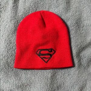 DC Comics Superman Red Beanie Hat